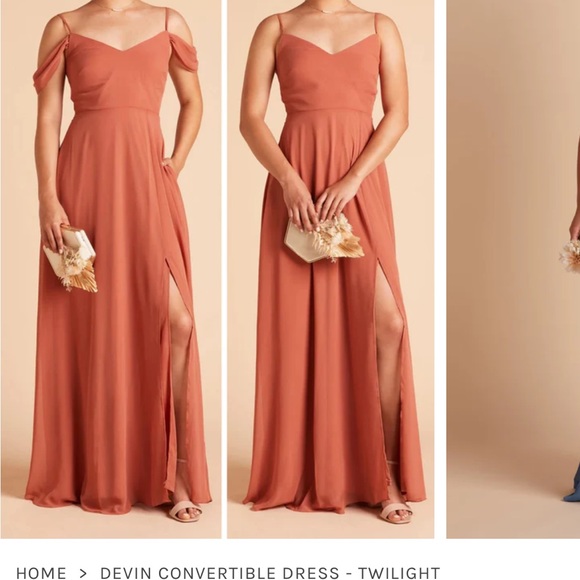 NEW Devin Convertible Dress - Twilight Birdy Grey Size Medium - Picture 6 of 8